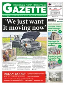The Holderness & Hornsea Gazette 
                issue Hornsea Gazette September 10, 2026