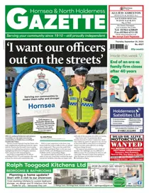 Hornsea Gazette September 25, 2025 
                issue Hornsea Gazette September 25, 2025