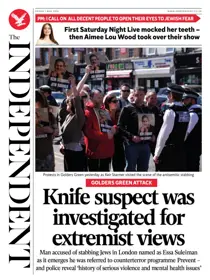 The Independent Daily Edition Newspaper 
                issue The Independent Daily Edition Newspaper