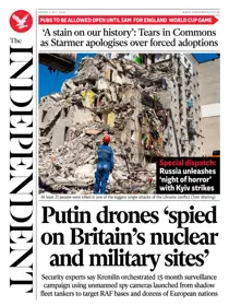 The Independent Daily Edition Newspaper 
                issue Friday, 03 July 2026