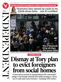 The Independent Daily Edition Newspaper 
                issue The Independent Daily Edition Newspaper