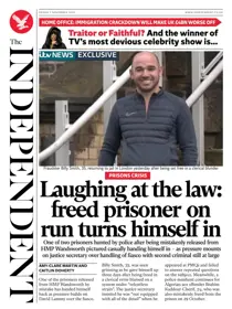 The Independent Daily Edition Newspaper 
                issue Friday, 07 November 2025