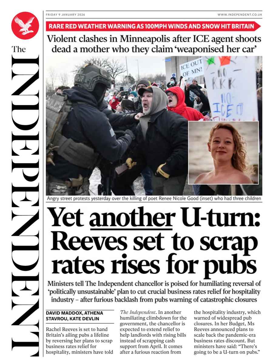 The Independent Daily Edition Newspaper