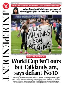 The Independent Daily Edition Newspaper 
                issue The Independent Daily Edition Newspaper