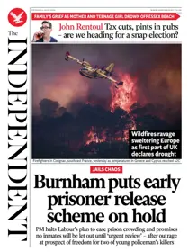 The Independent Daily Edition Newspaper 
                issue The Independent Daily Edition Newspaper