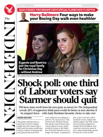 The Independent Daily Edition Newspaper 
                issue Friday, 26 December 2025