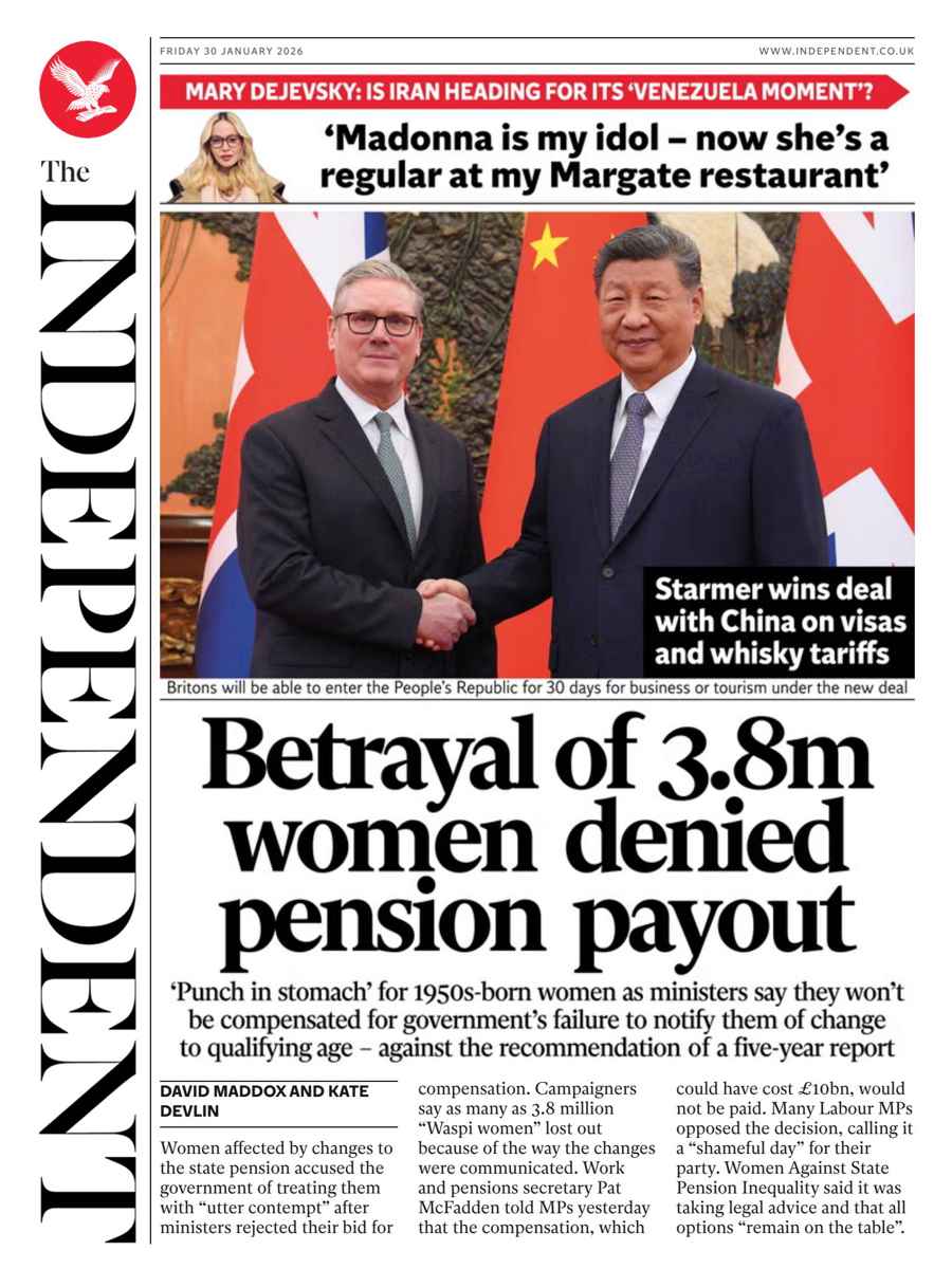 The Independent Daily Edition Newspaper