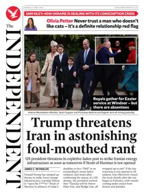 The Independent Daily Edition Newspaper issue Monday, 06 April 2026