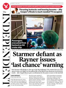 The Independent Daily Edition Newspaper 
                issue The Independent Daily Edition Newspaper