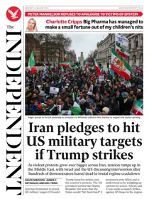 The Independent Daily Edition Newspaper 
                issue The Independent Daily Edition Newspaper