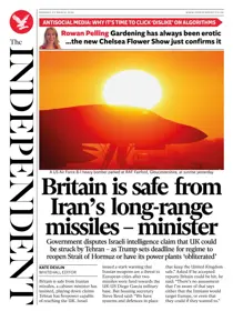 The Independent Daily Edition Newspaper 
                issue Monday, 23 March 2026