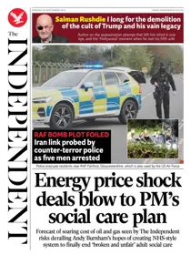 The Independent Daily Edition Newspaper 
                issue The Independent Daily Edition Newspaper