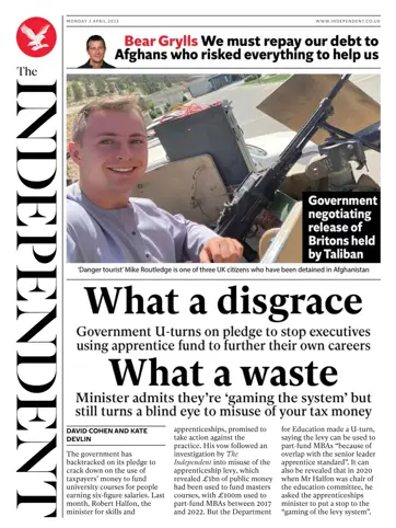 The Independent Daily Edition Newspaper Preview