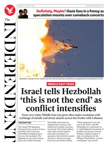 The Independent Daily Edition Newspaper Preview