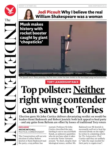 The Independent Daily Edition Newspaper Preview