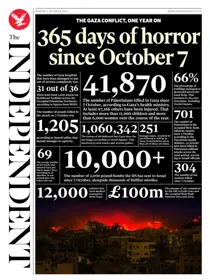 The Independent Daily Edition Newspaper Monday, October 7, 2024