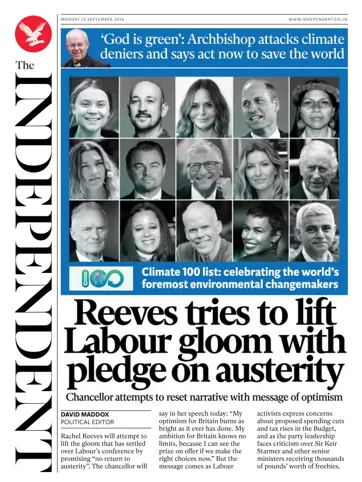 The Independent Daily Edition Newspaper Preview