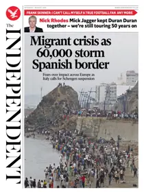 The Independent Daily Edition Newspaper 
                issue Saturday, 01 August 2026