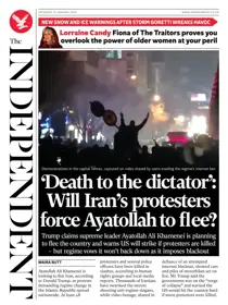 The Independent Daily Edition Newspaper 
                issue Saturday, 10 January 2026