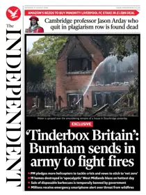 The Independent Daily Edition Newspaper 
                issue The Independent Daily Edition Newspaper