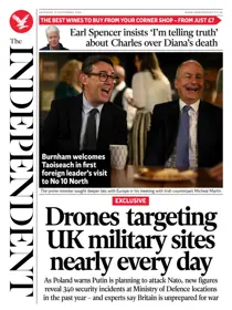 The Independent Daily Edition Newspaper 
                issue The Independent Daily Edition Newspaper
