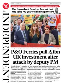 The Independent Daily Edition Newspaper Saturday, October 12, 2024