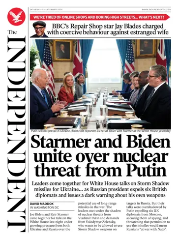 The Independent Daily Edition Newspaper Preview