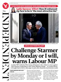 The Independent Daily Edition Newspaper 
                issue The Independent Daily Edition Newspaper