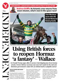 The Independent Daily Edition Newspaper 
                issue The Independent Daily Edition Newspaper