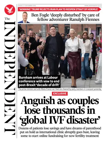 The Independent Daily Edition Newspaper