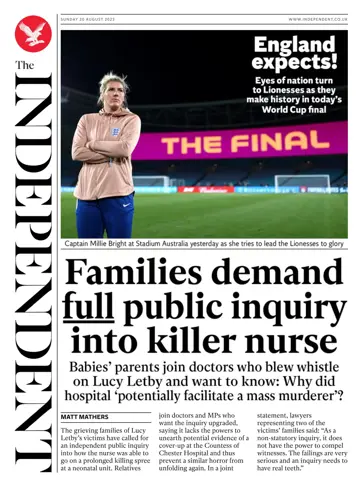 The Independent Daily Edition Newspaper Preview