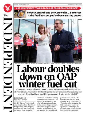 The Independent Daily Edition Newspaper Preview