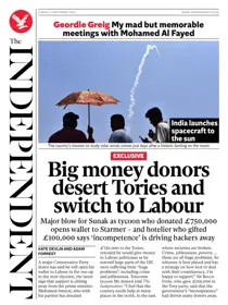 Sunday, September 3, 2023 
                issue Sunday, September 3, 2023