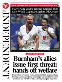 The Independent Daily Edition Newspaper issue 