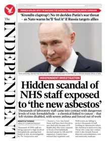 The Independent Daily Edition Newspaper 
                issue The Independent Daily Edition Newspaper
