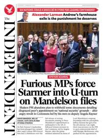 The Independent Daily Edition Newspaper 
                issue Thursday, 05 February 2026