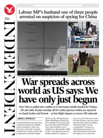 The Independent Daily Edition Newspaper issue Thursday, 05 March 2026