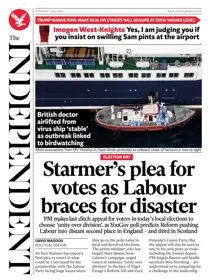 The Independent Daily Edition Newspaper 
                issue The Independent Daily Edition Newspaper