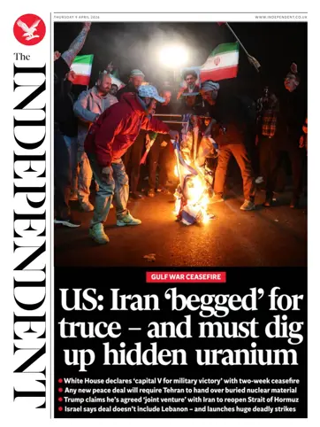 The Independent Daily Edition Newspaper issue Thursday, 09 April 2026