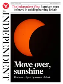 The Independent Daily Edition Newspaper 
                issue The Independent Daily Edition Newspaper