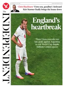 The Independent Daily Edition Newspaper 
                issue The Independent Daily Edition Newspaper