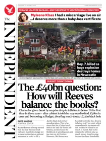 The Independent Daily Edition Newspaper Thursday, 17 October 2024