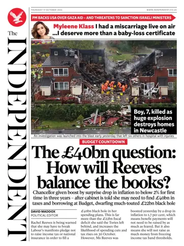 The Independent Daily Edition Newspaper Preview