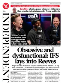 The Independent Daily Edition Newspaper 
                issue The Independent Daily Edition Newspaper