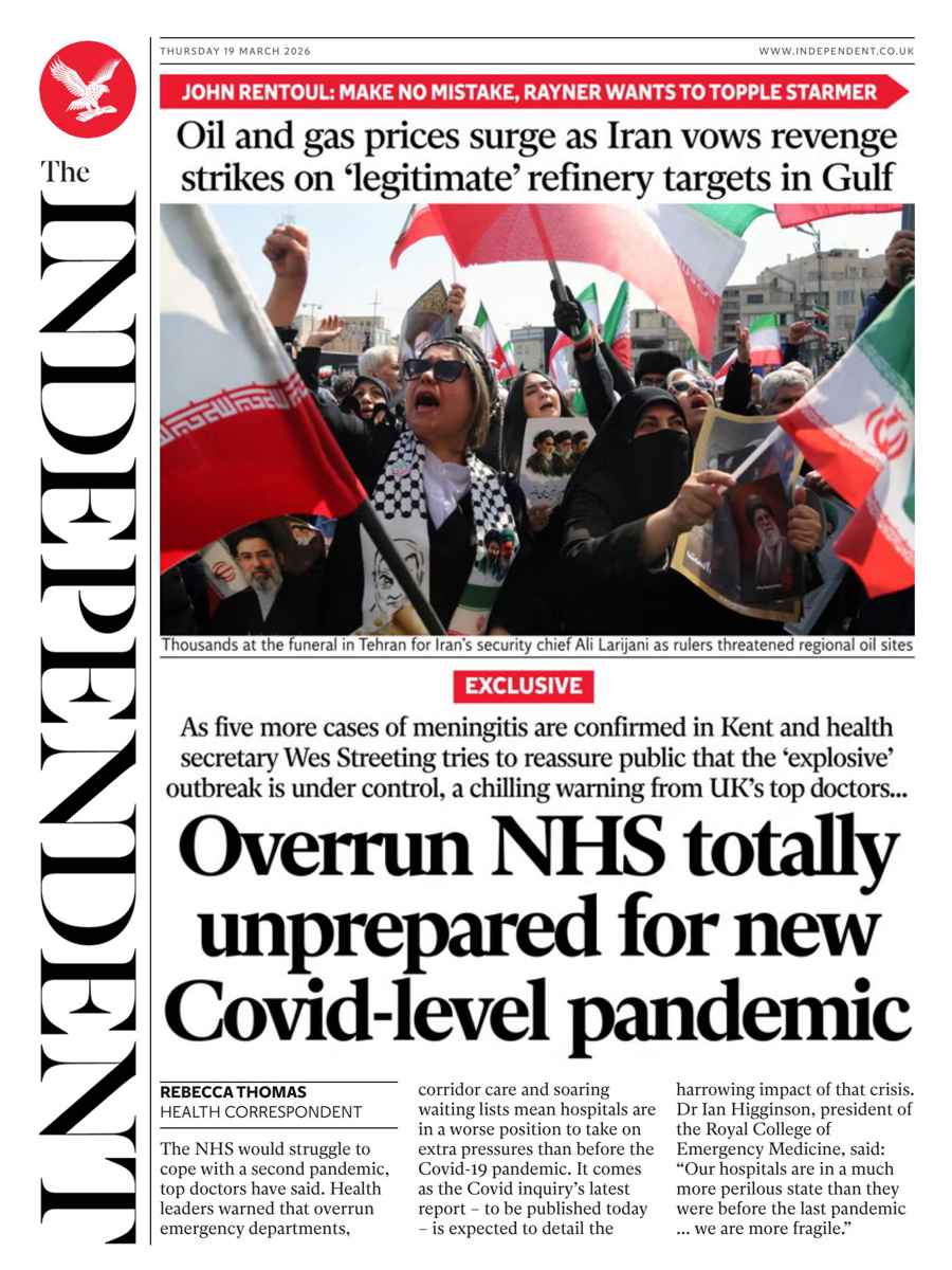 The Independent Daily Edition Newspaper