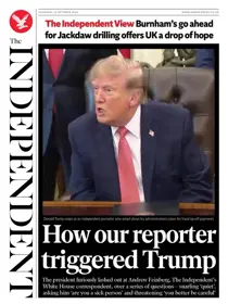 The Independent Daily Edition Newspaper 
                issue Thursday, 22 October 2026