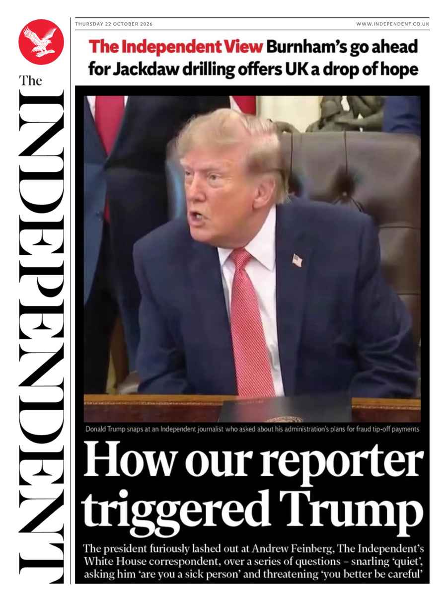 The Independent Daily Edition Newspaper