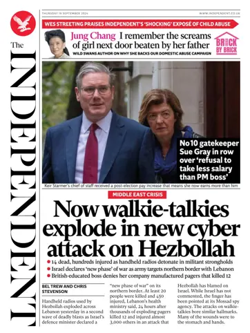 The Independent Daily Edition Newspaper Preview