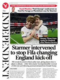 The Independent Daily Edition Newspaper issue 