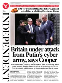 The Independent Daily Edition Newspaper 
                issue Tuesday, 09 December 2025